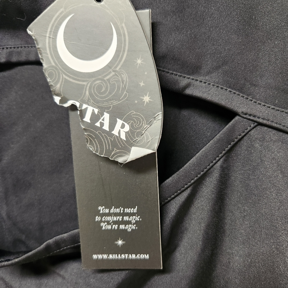 Killstar Black Mesh Dress Sz 4XL New Goth Punk New - Picture 6 of 8